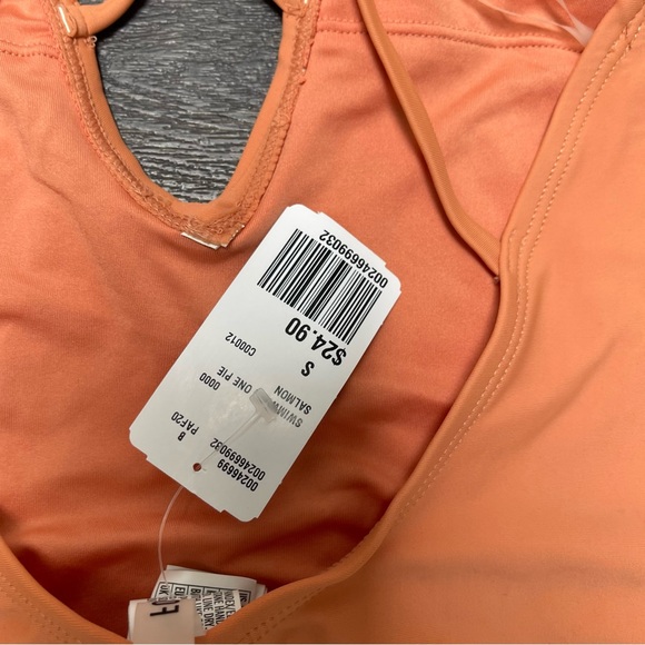 Forever 21 Orange One-Piece Swimsuit Size S NWT - Picture 6 of 8